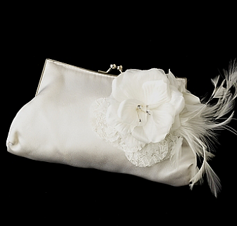 Elegance by Carbonneau Evening Bag 202 with Brooch 8993