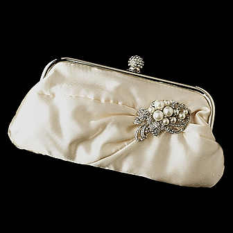 Elegance by Carbonneau Evening Bag 315 with Brooch 211