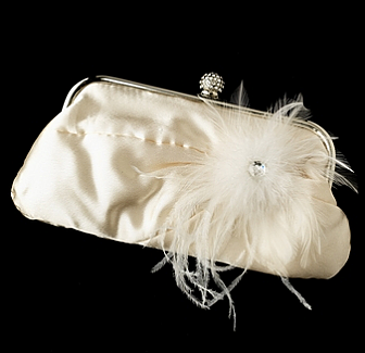 Elegance by Carbonneau Evening Bag 315 with Brooch 440