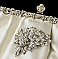 Elegance by Carbonneau Evening Bag 309 with Brooch 205